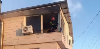 Osmaniye'de evde çıkan yangın söndürüldü