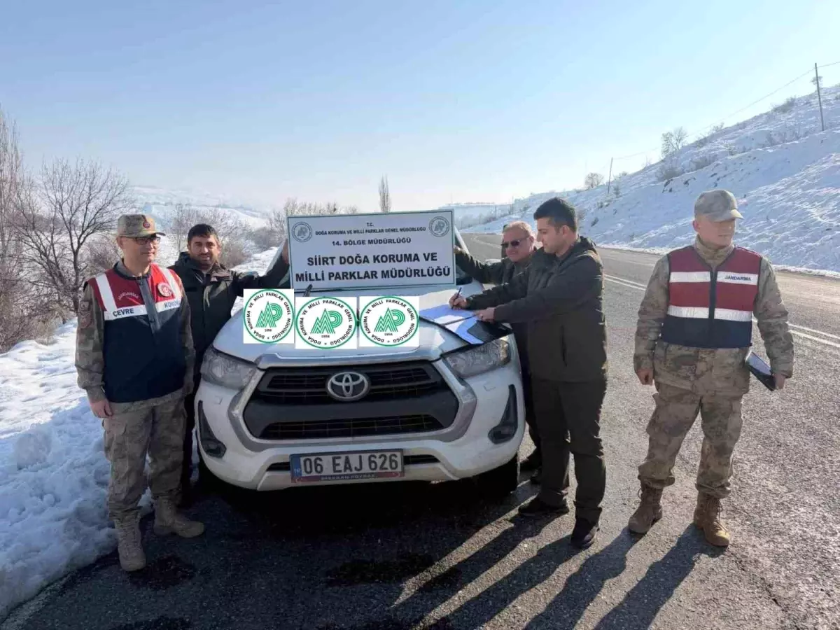 Siirt'te kaçak avcıya 26 bin lira ceza