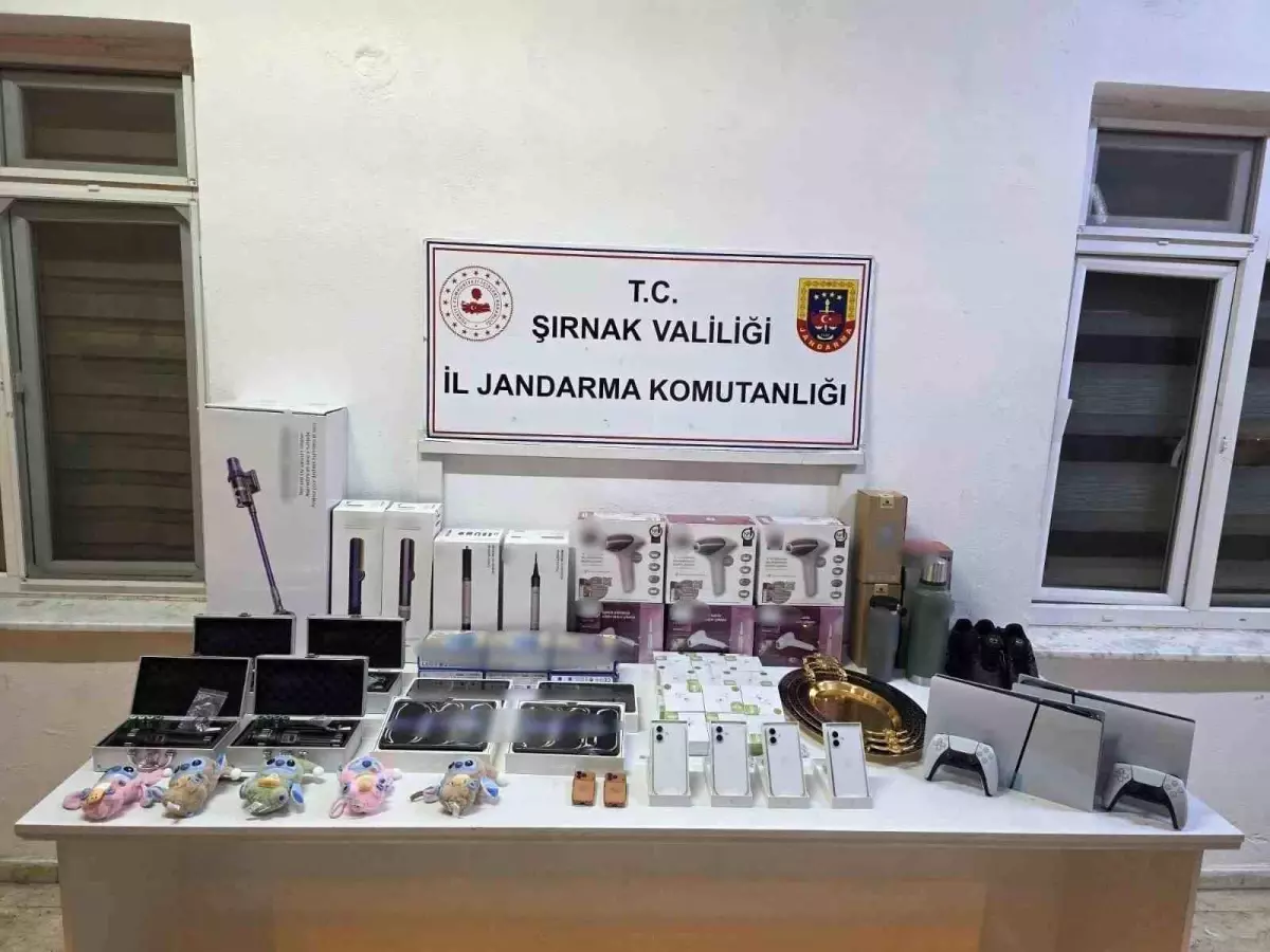 Şırnak'ta 7 buçuk milyon liralık kaçak malzeme ele geçirildi