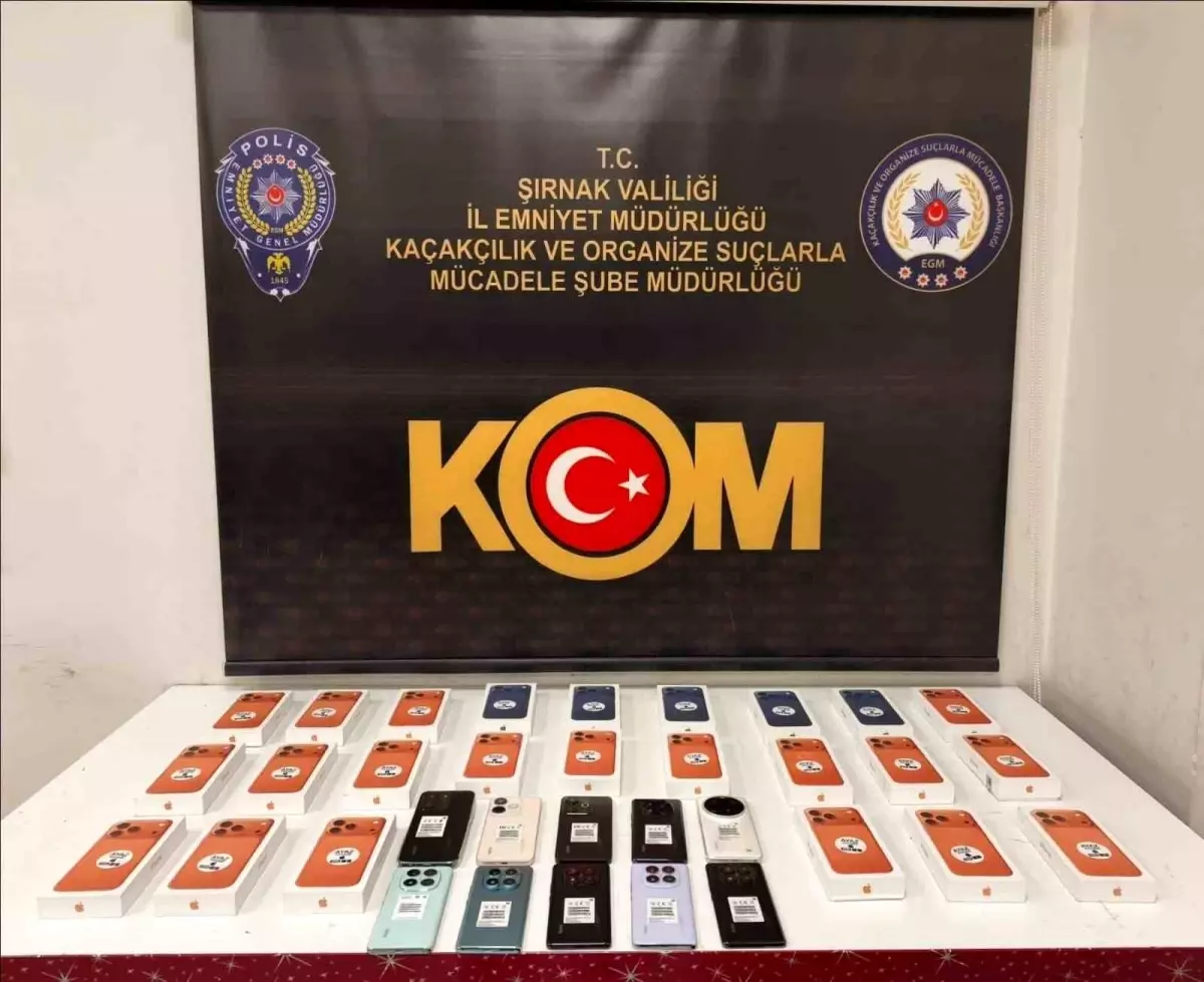 Şırnak'ta narkotik ve kaçakçılık operasyonu: 3 tutuklama