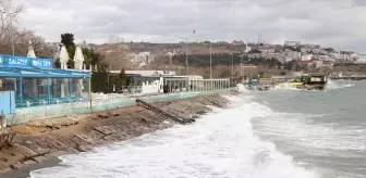 Tekirdağ'da lodos bir haftadır deniz ulaşımını olumsuz etkiliyor