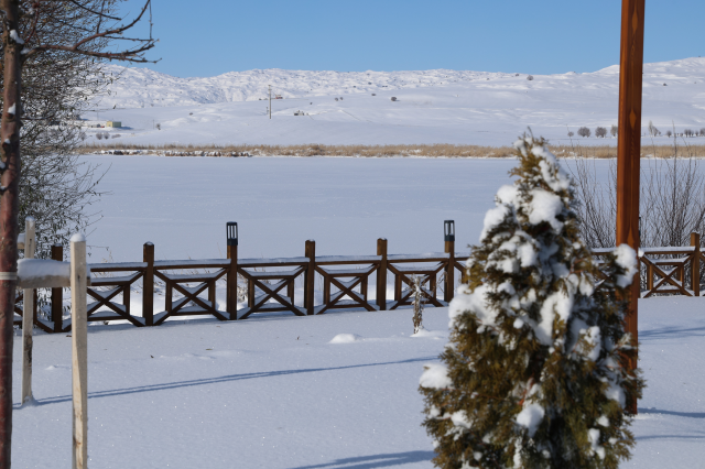 أظهرت موازين الحرارة 21 درجة تحت الصفر، تجمدت بحيرة هافيك تمامًا