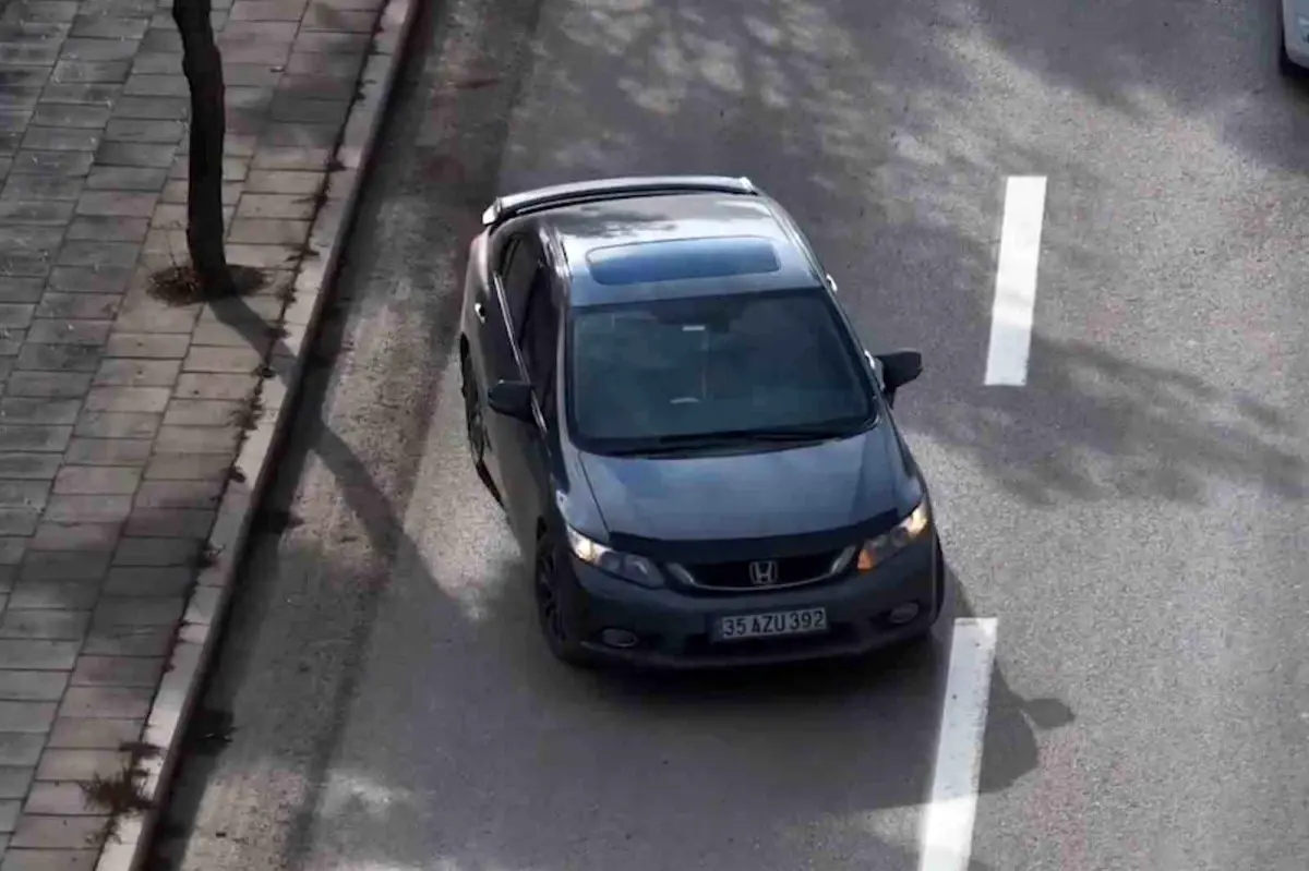 Trafik denetiminden kaçmak isteyen sürücü dronla tespit edildi: Para cezası uygulandı