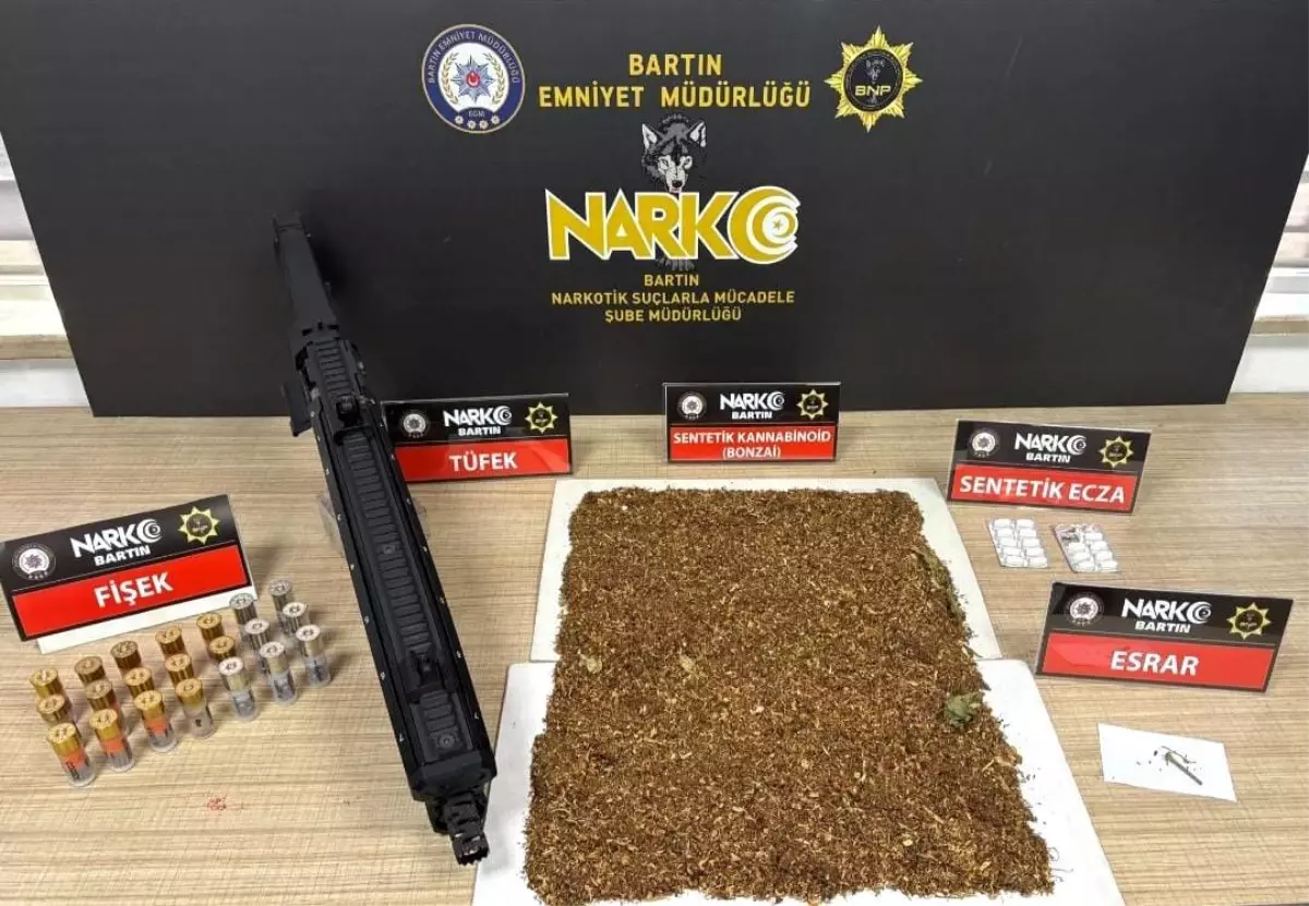 beklesinn Bartın'da uyuşturucu operasyonu: 6 gözaltı