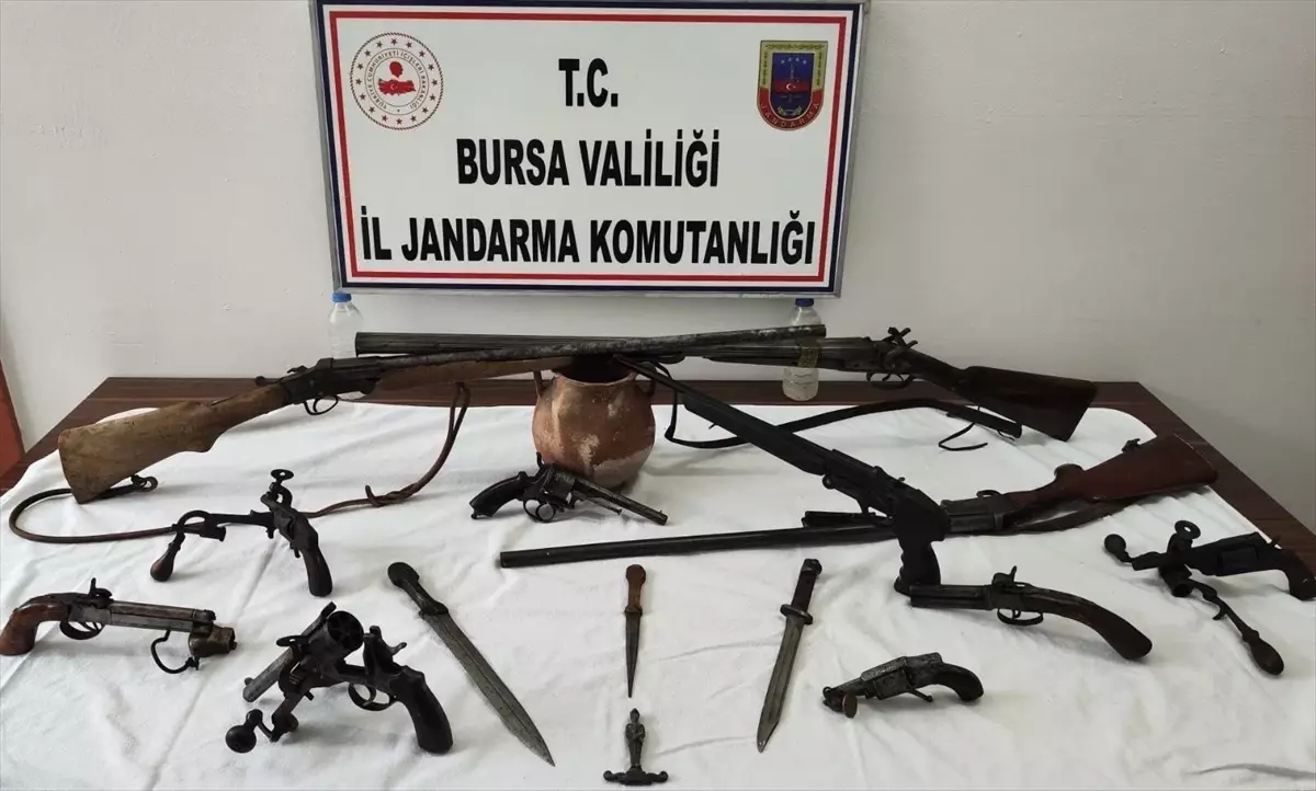 Bursa'da tarihi eser operasyonunda bir zanlı yakalandı