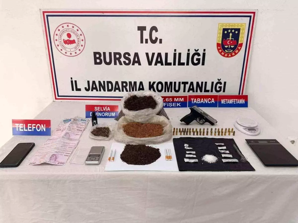 Bursa'da uyuşturucu operasyonu: Çok miktarda madde ele geçirildi