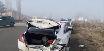 Çubuk'ta zincirleme trafik kazalarında 5 kişi yaralandı