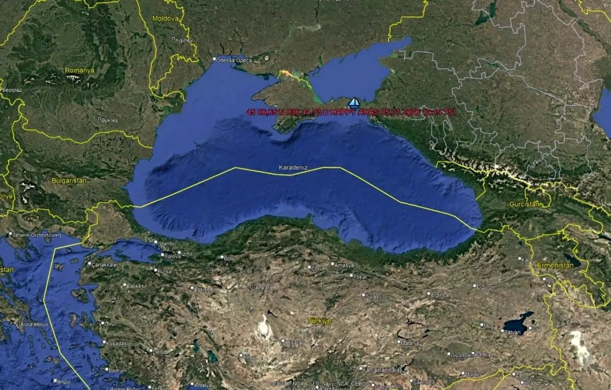 Denizcilik Genel Müdürlüğü: "Happy Aras gemisindeki mürettebatın tamamı gemiden ayrılmıştır"