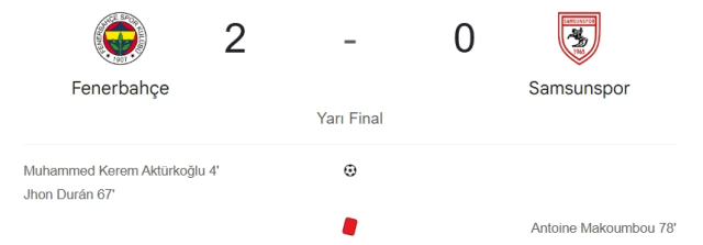 Fenerbahçe Samsunspor maç özeti ve golleri! (ÖZET) Fenerbahçe Samsunspor kaç kaç bitti, golleri kim attı?