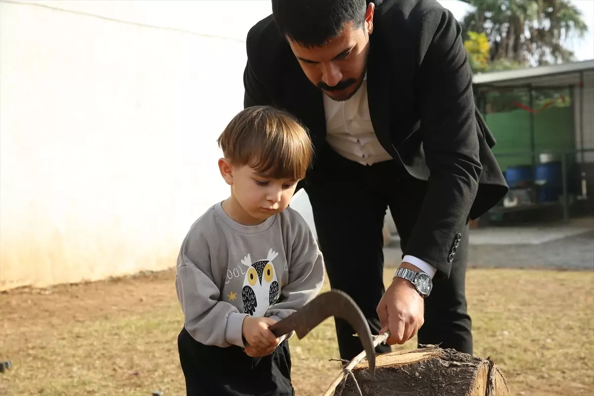 Hatay'da anaokulu öğrencileri doğayla iç içe yapılan eğitimlerle geleceğe hazırlanıyor