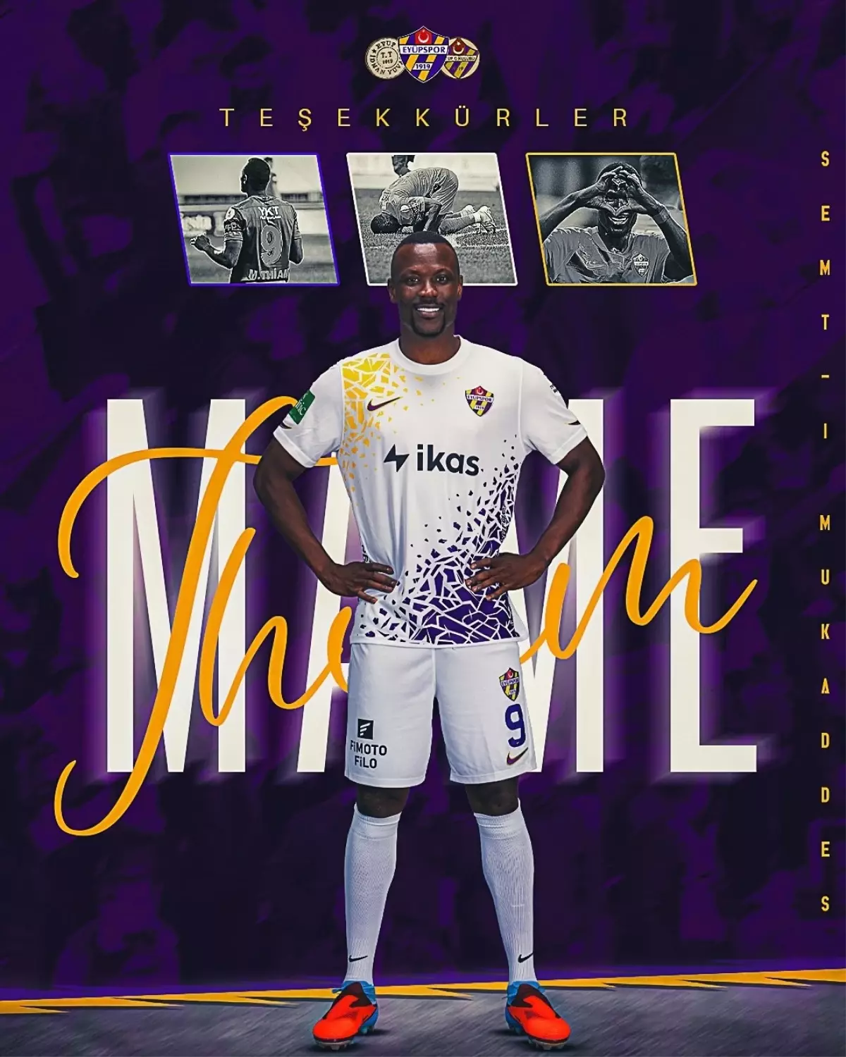 ikas Eyüpspor'da Mame Thiam ile yollar ayrıldı