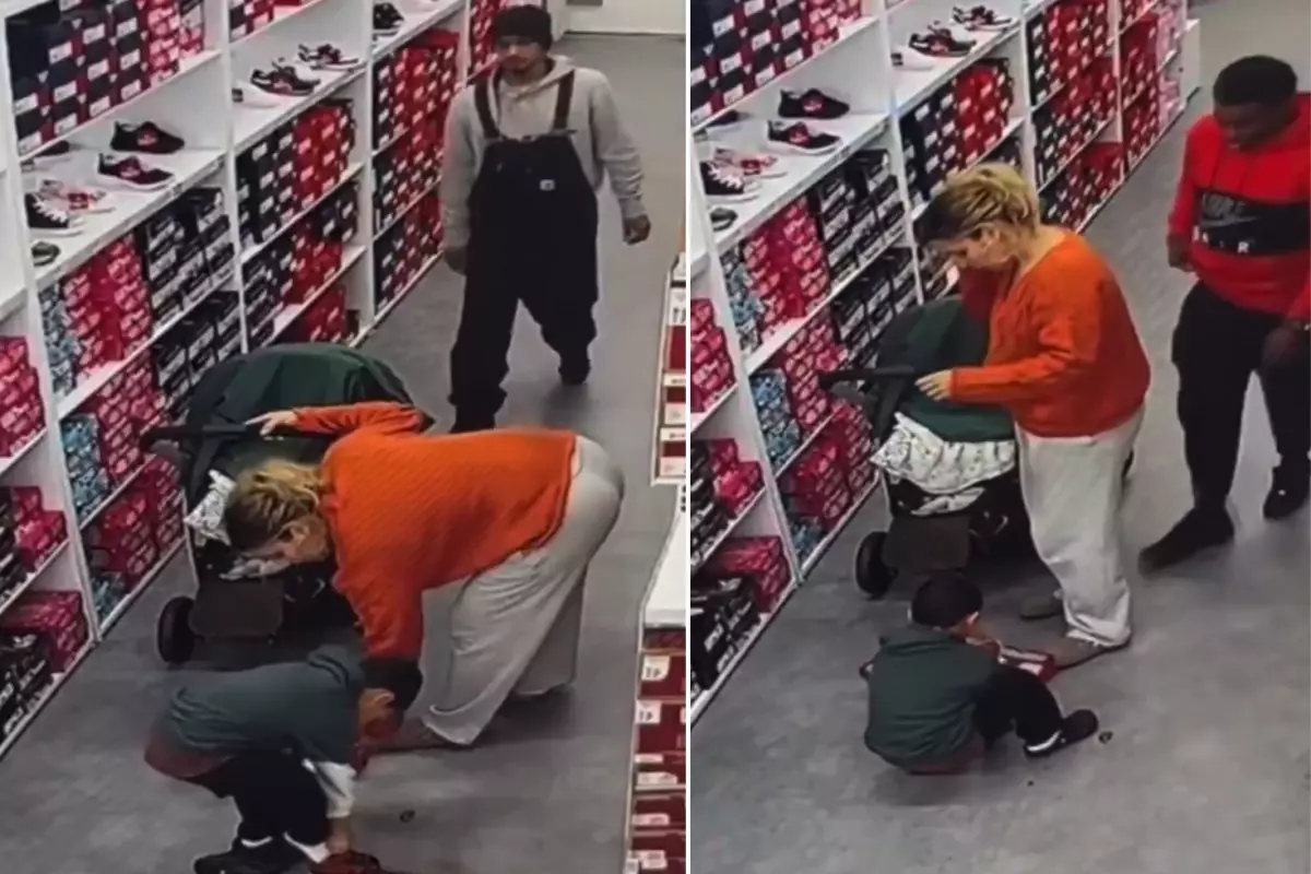 İnfial yaratan görüntü! Çocuğuyla alışveriş yaparken tacize uğradı