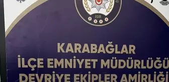 İzmir'de polisten kaçan zanlının attığı poşetten 3 bin 685 uyuşturucu hap çıktı