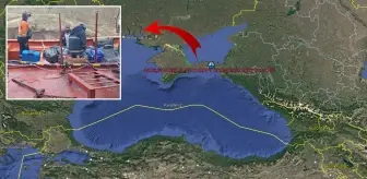 Karadeniz'de sürüklenen Türk gemisi karaya oturdu