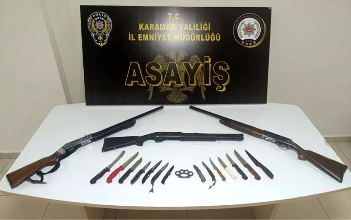 Karaman'da uyuşturucu ve kaçak tütün ele geçirildi: 3 tutuklama