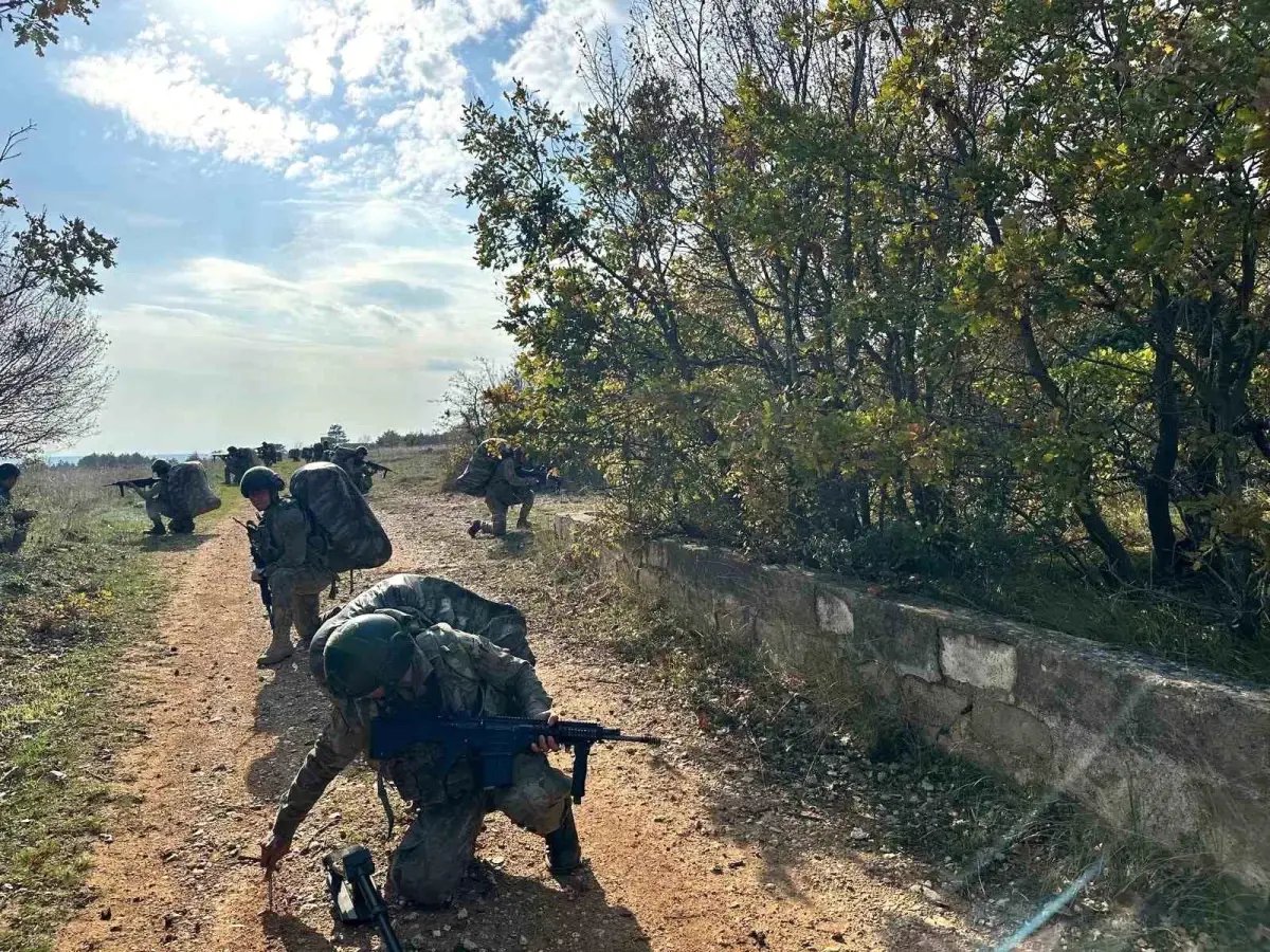 Kırklareli'nde komandolar nefes kesti