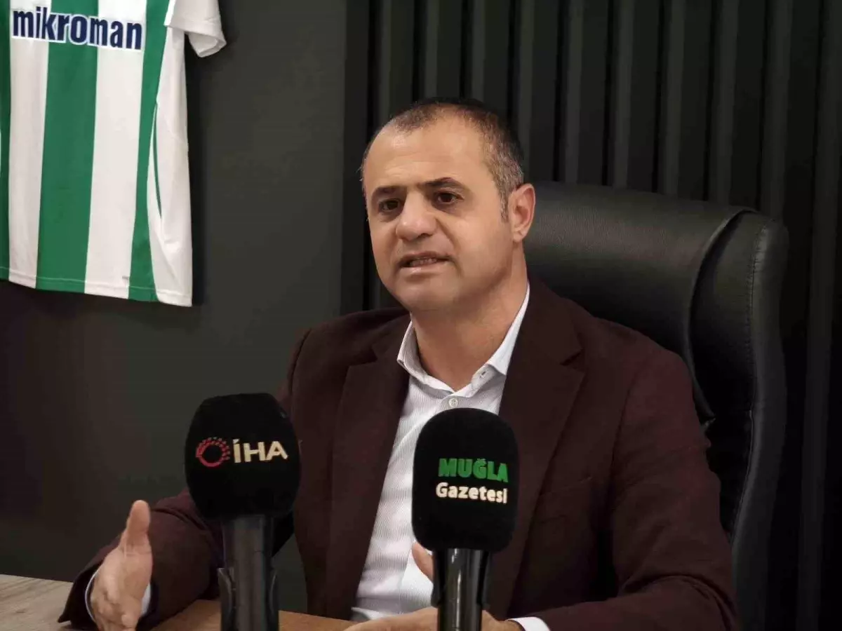 Muğlaspor Kulüp Başkanı Kıyanç'tan stat ve gelir açıklaması