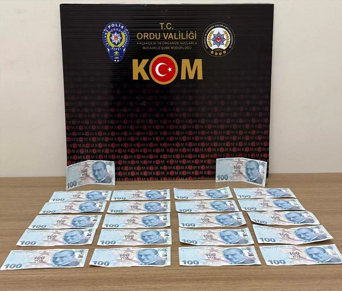 Ordu'da sahte banknot operasyonunda 3 şüpheli yakalandı