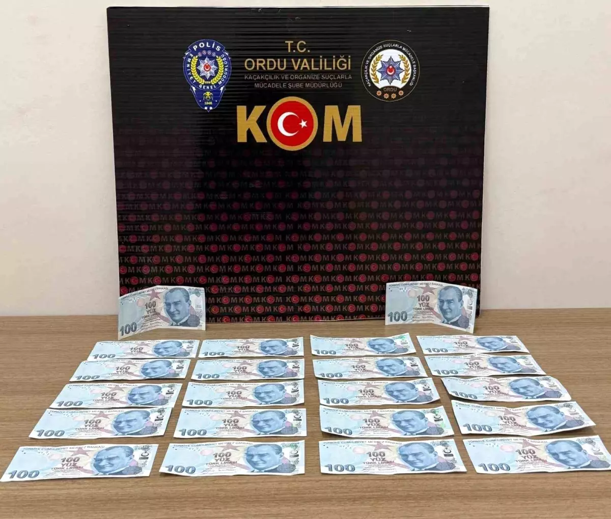 Ordu'da sahte para operasyonu: 3 gözaltı