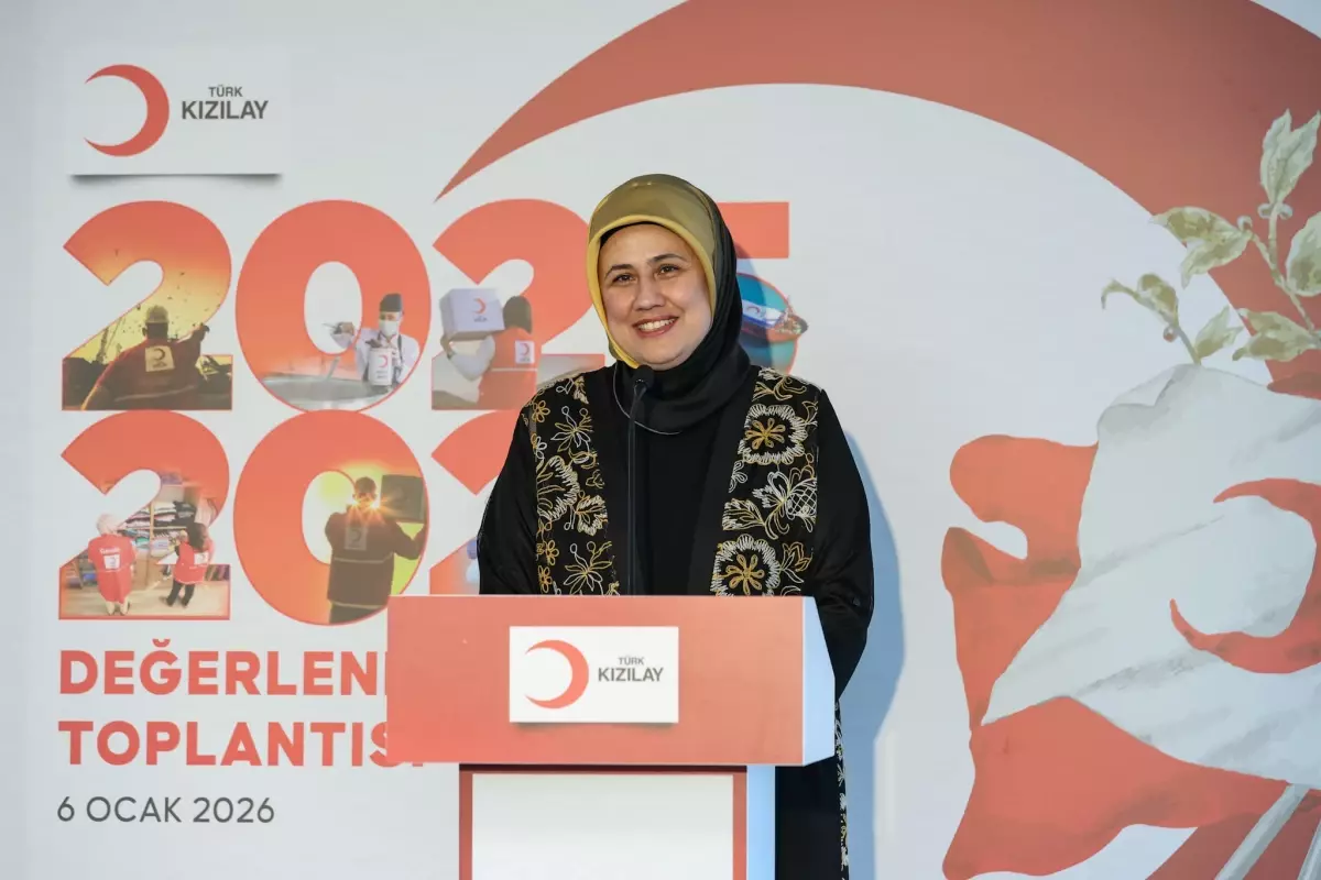 Türk Kızılay 2025 Yılı Faaliyetlerini Açıkladı