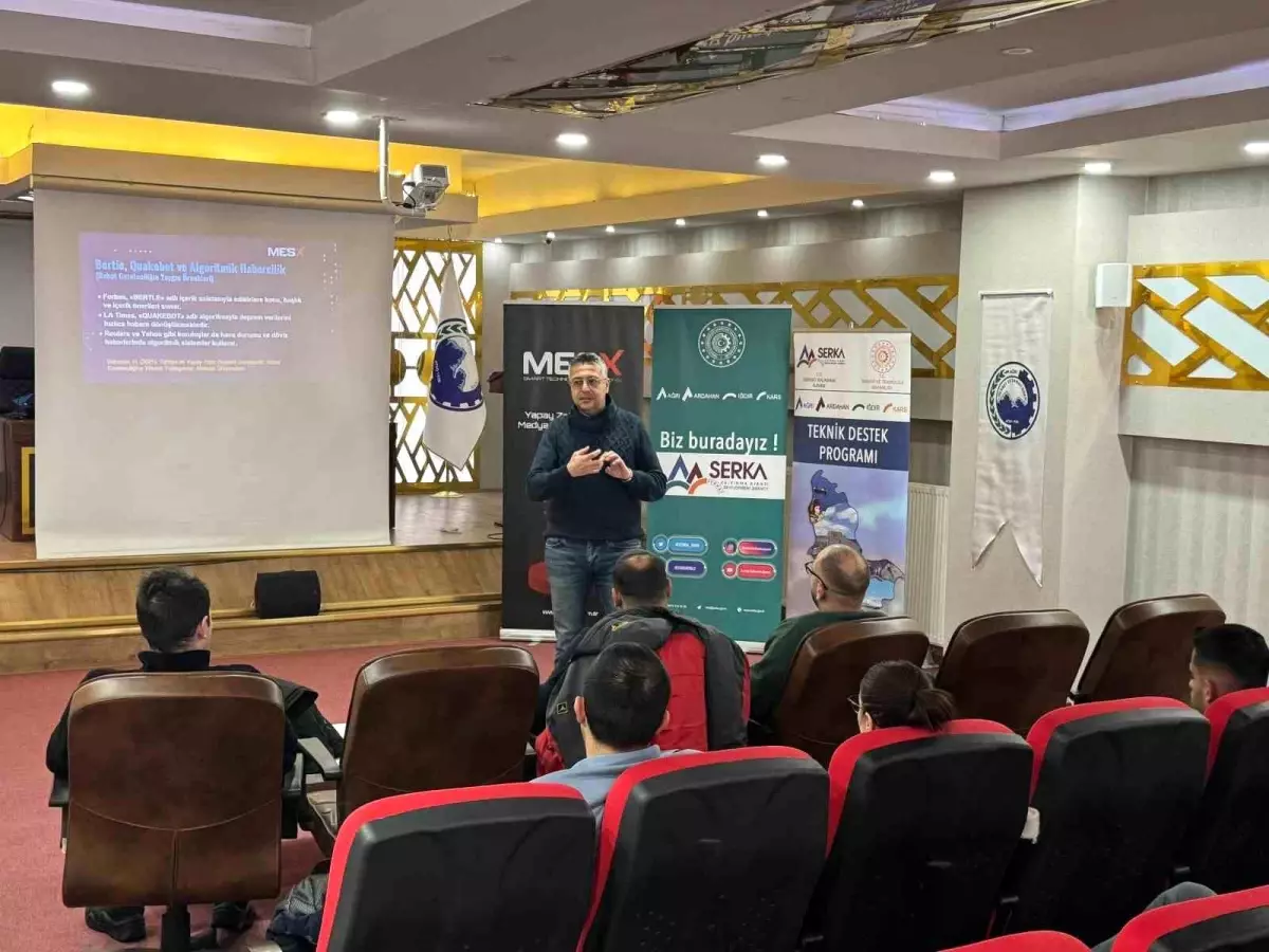 Ağrı'da basın mensuplarına yönelik yapay zekâ destekli medya uzmanlığı eğitimi başladı