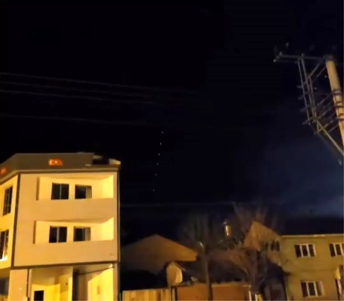 Bursa semalarında görülen gizemli ışıkların sırrı çözüldü