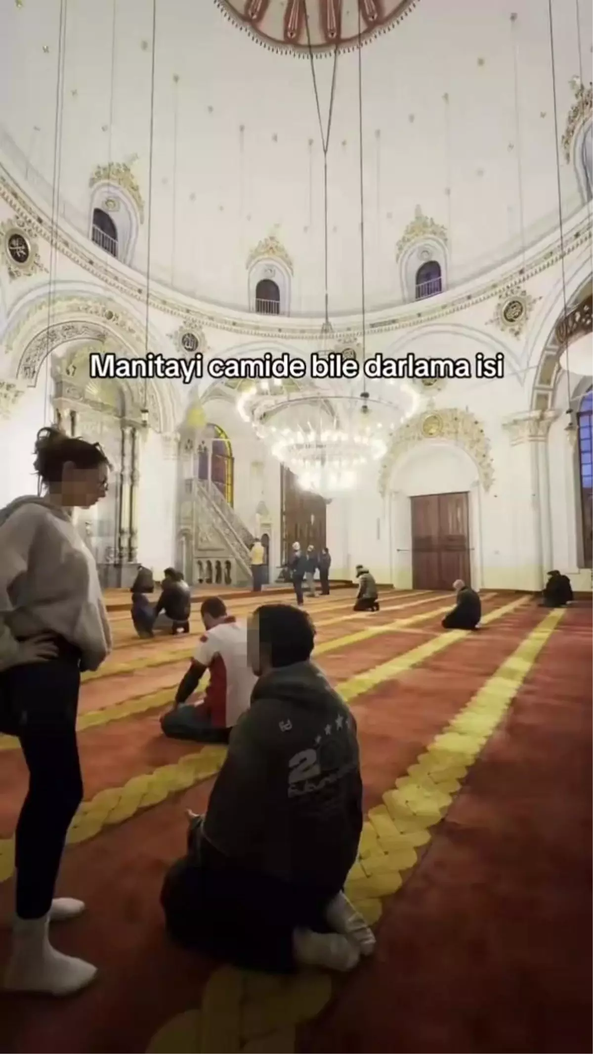 Camide çekilen görüntüler tepki toplamıştı, ifadesinin ardından serbest bırakıldı