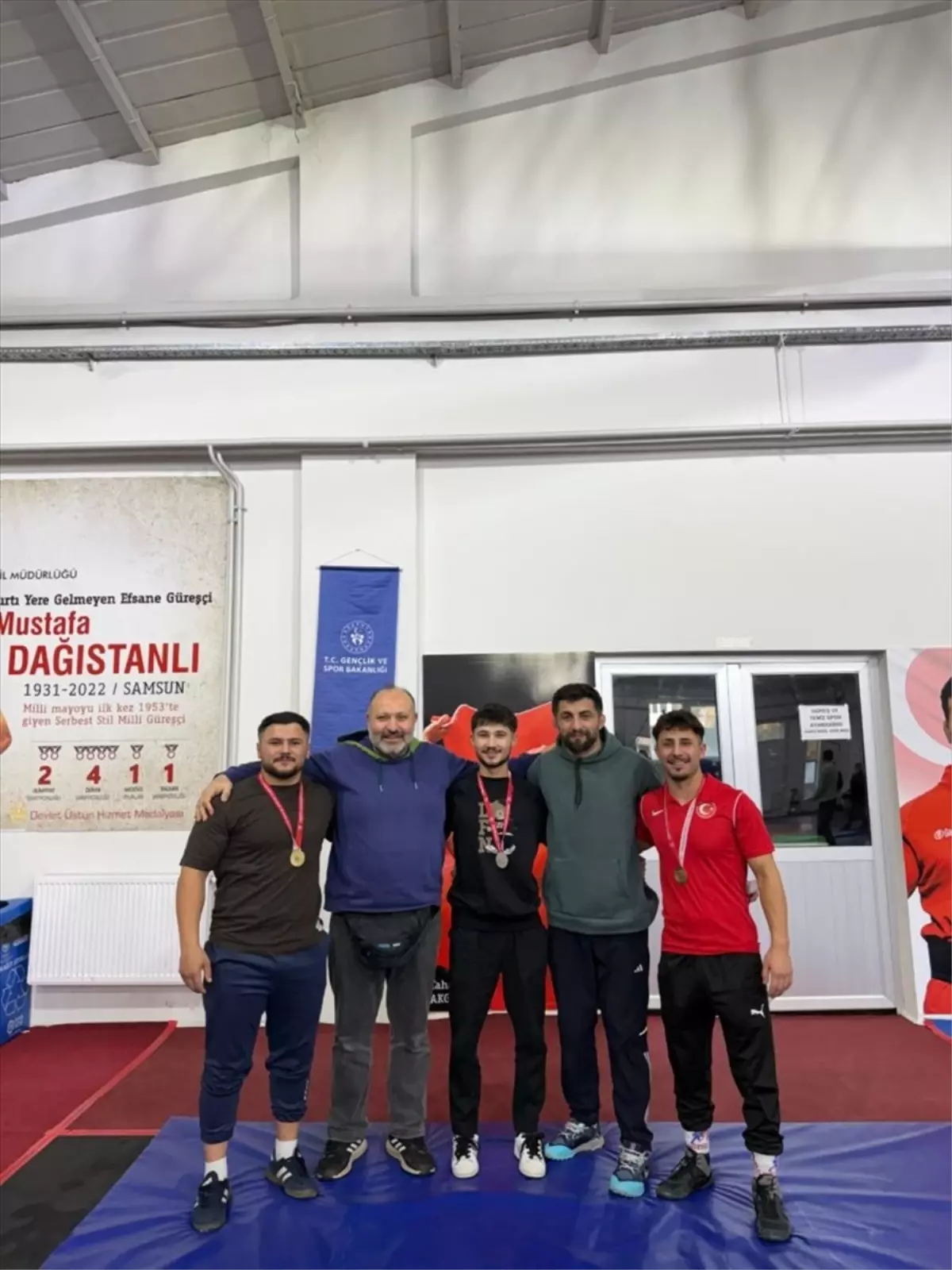 Güreş il seçmelerinde Asarcık ilçesinden 3 sporcu birinci oldu