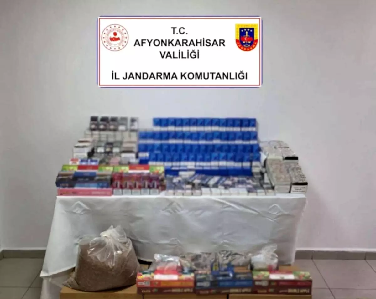 Jandarmadan kaçak makaron operasyonu