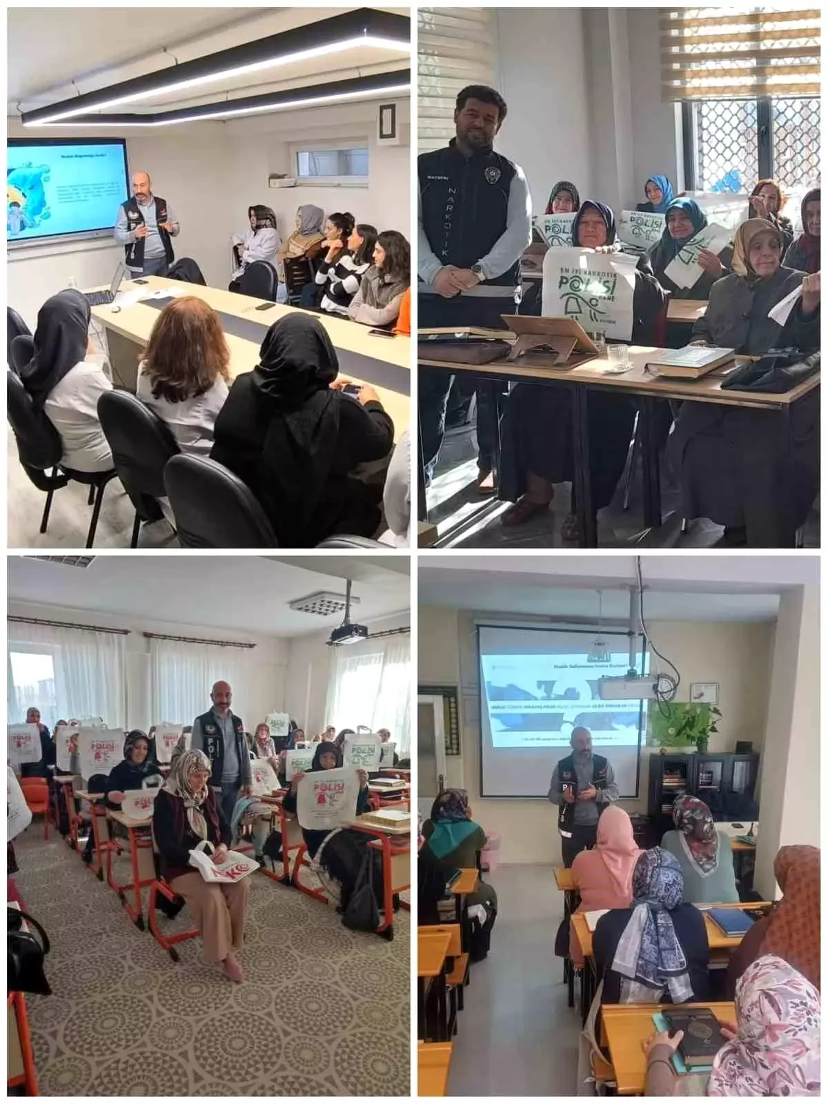 Kayseri 133 vatandaş uyuşturucu konusunda bilgilendirildi