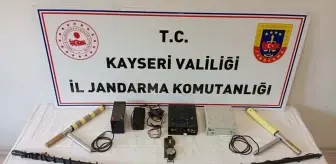 Kayseri'de kaçak kazı yapan 5 zanlı dronla tespit edildi