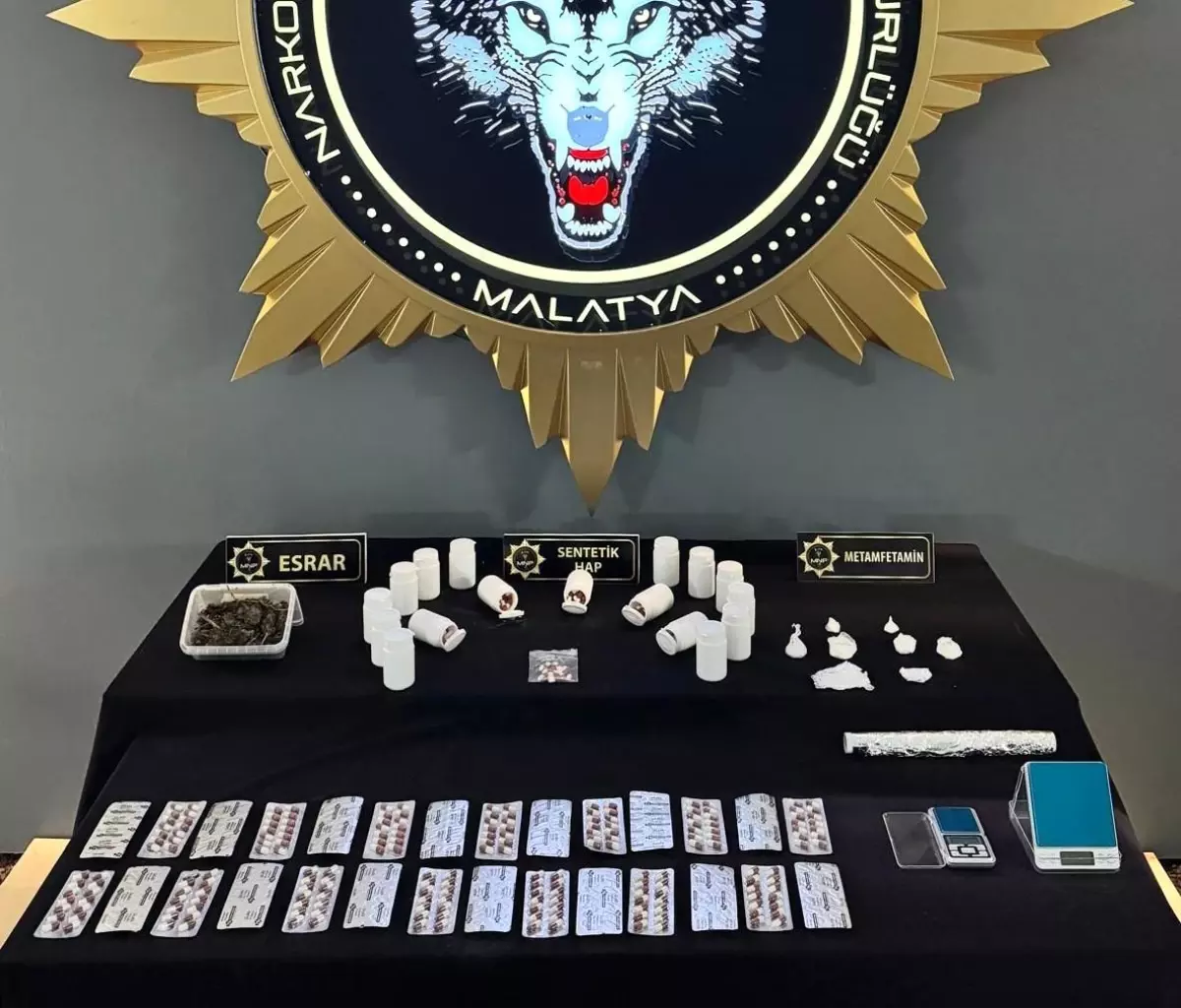 Malatya'da zehir tacirlerine büyük darbe: 13 tutuklama