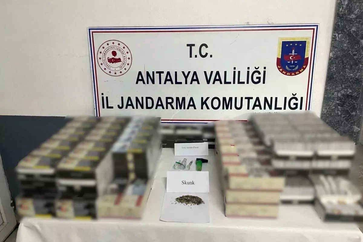 Manavgat'ta uyuşturucu operasyonu