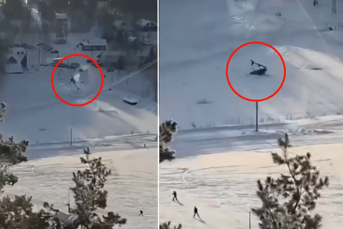 Rusya'da helikopter faciası: Kayak merkezinde 2 ölü