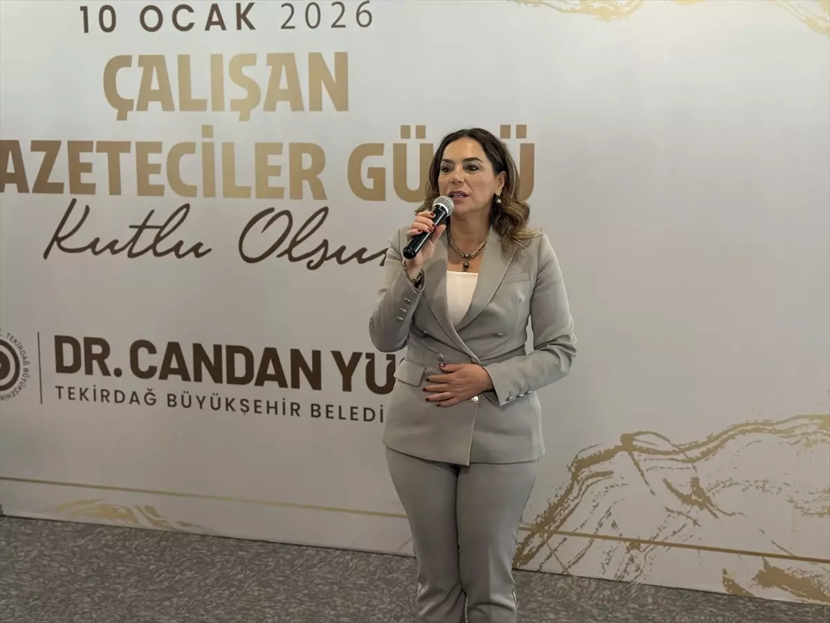 Tekirdağ Büyükşehir Belediye Başkanı Yüceer basın mensuplarıyla bir araya geldi