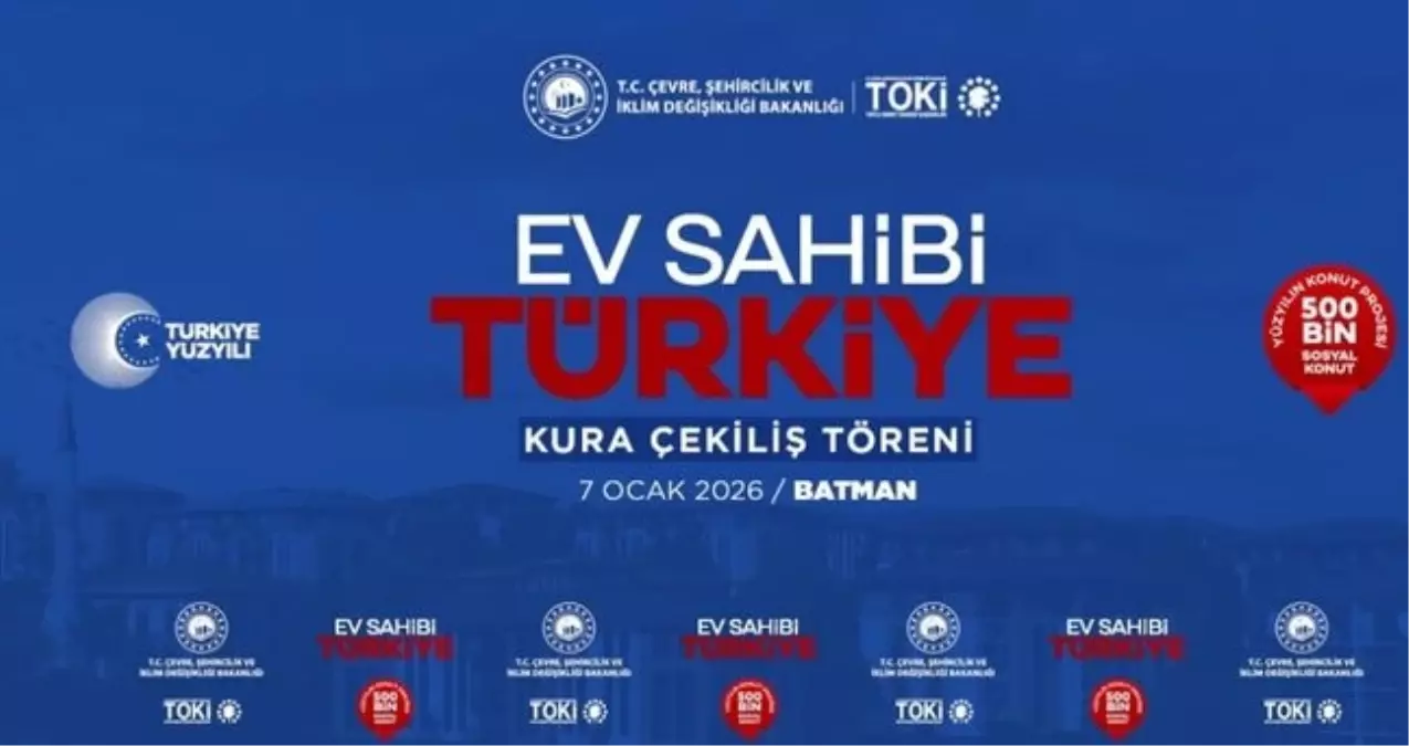 TOKİ BATMAN CANLI KURA ÇEKİMİ İZLE: TOKİ Batman kura çekimi sonuçları ne zaman açıklanacak? TOKİ Batman ku...