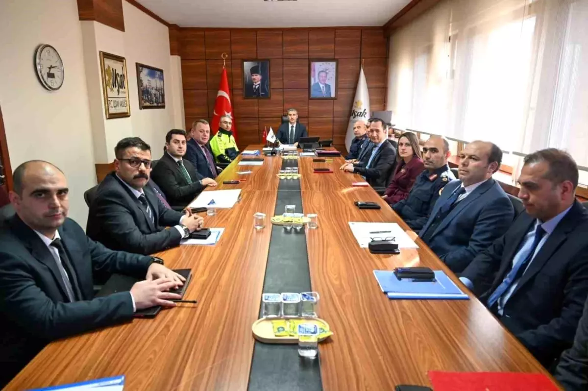 Uşak'ta İl Güvenlik Asayiş ve Koordinasyon Kurulu toplandı
