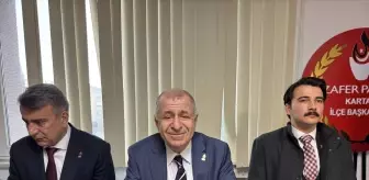 Zafer Partisi Genel Başkanı Özdağ, partisinin Kartal İlçe Başkanlığının açılışına katıldı