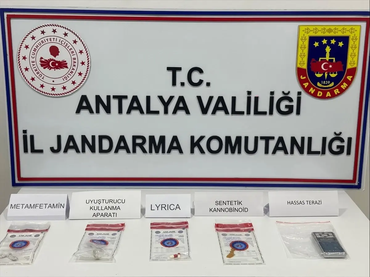 Alanya'da uyuşturucu operasyonunda 1 şüpheli yakalandı