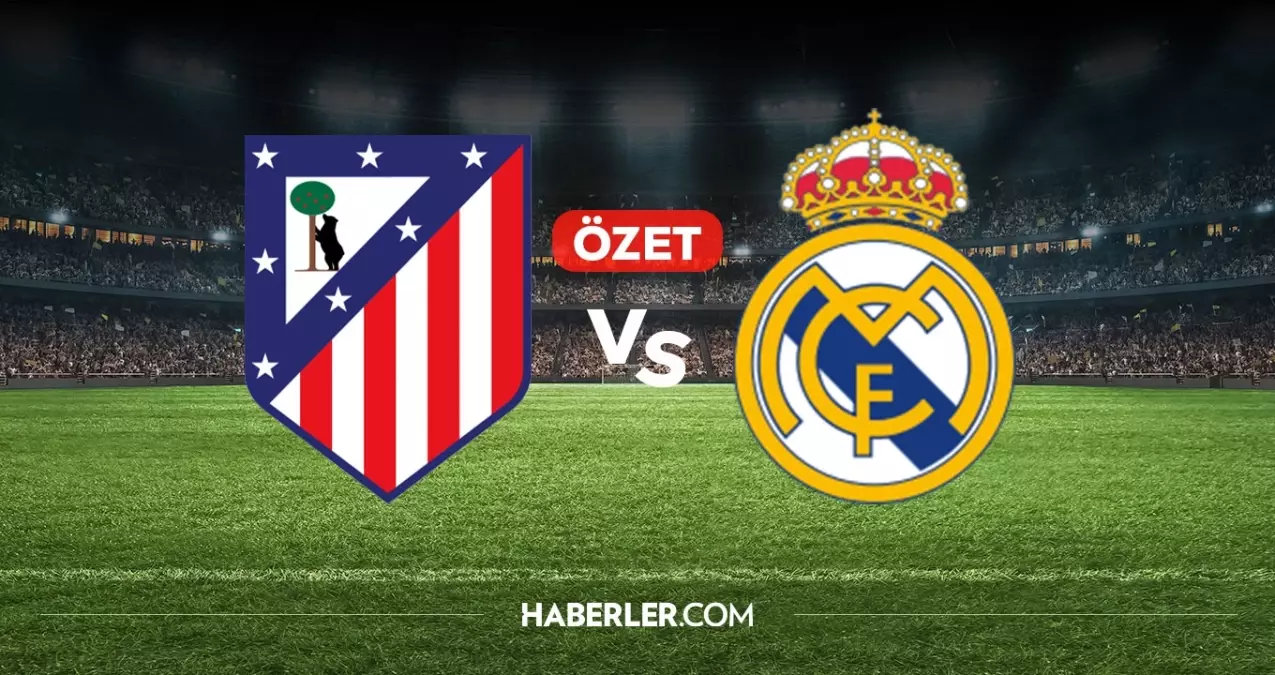 Atletico Madrid Real Madrid maç özeti ve golleri! (ÖZET) Atletico Madrid Real Madrid kaç kaç bitti, goller...