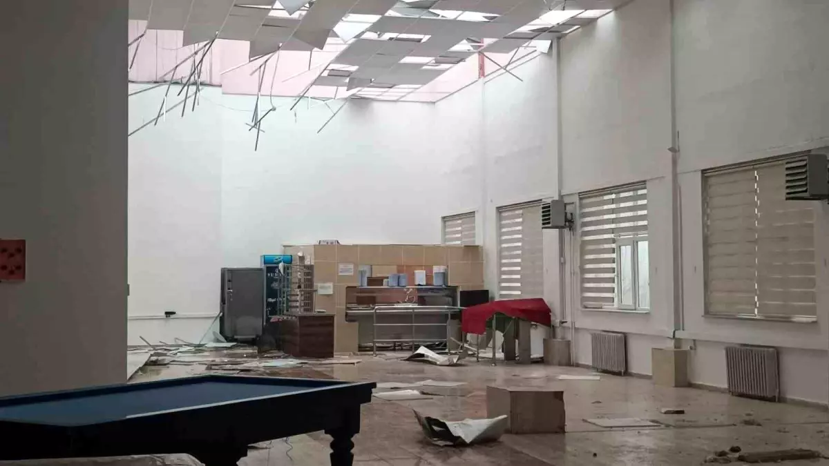 Bilecik'te yaşanan fırtınada çatılar uçtu, ağaçlar devrildi