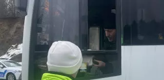 Bolu Dağı'nda zincirsiz ticari araçlara geçit verilmedi