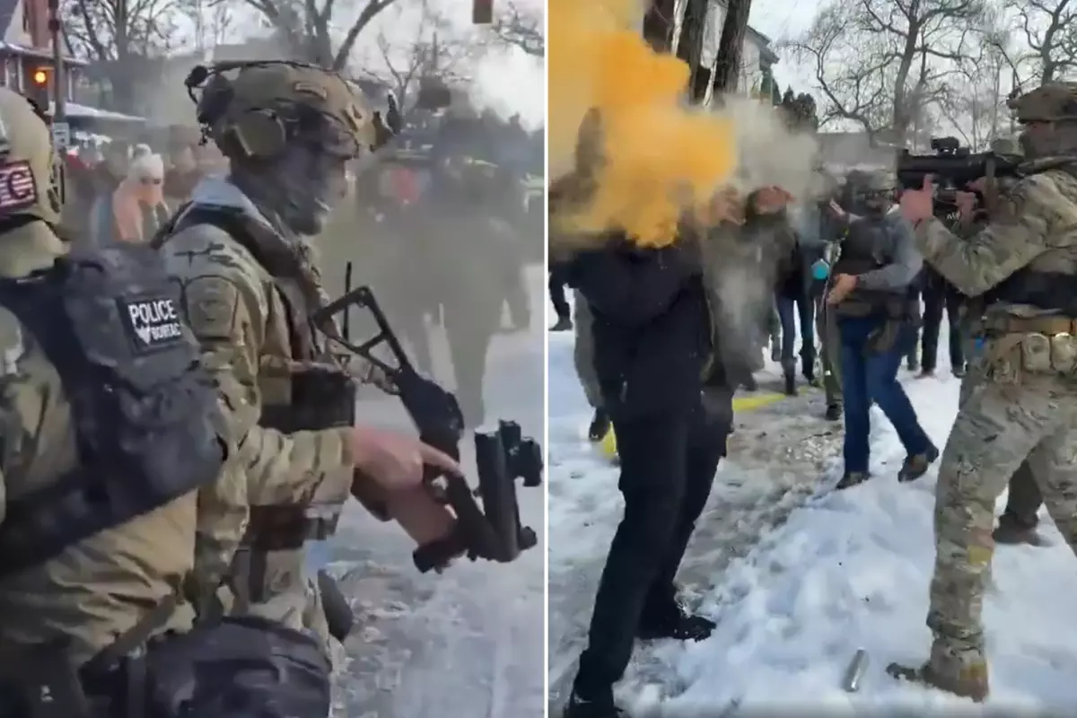 Cinayet sonrası tansiyon yükseldi! Polisten halka sert müdahale