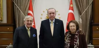 Erdoğan, Rahmi Koç ve Semahat Arsel'i Kabul Etti