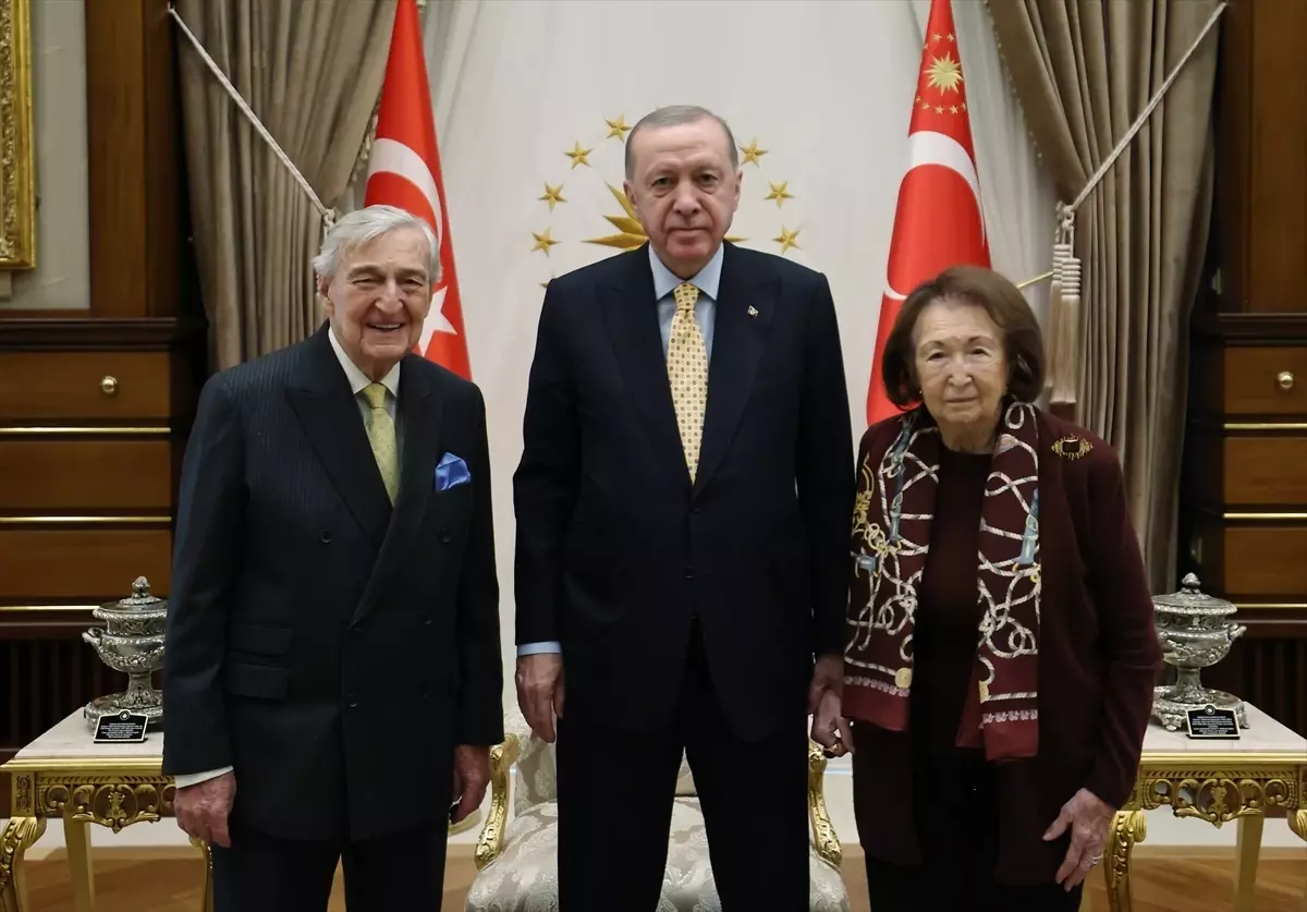 Erdoğan, Rahmi Koç ve Semahat Arsel'i Kabul Etti