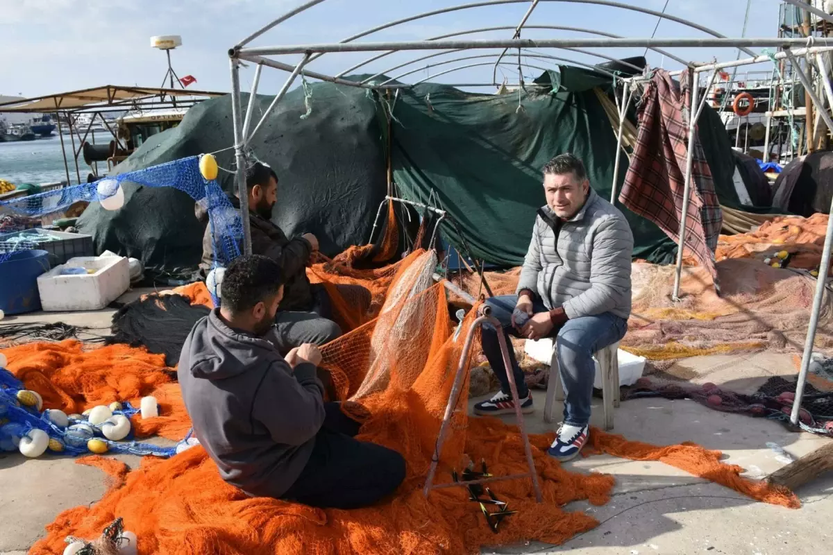 Egeli balıkçılar, hava koşullarının normale dönmesini bekliyor