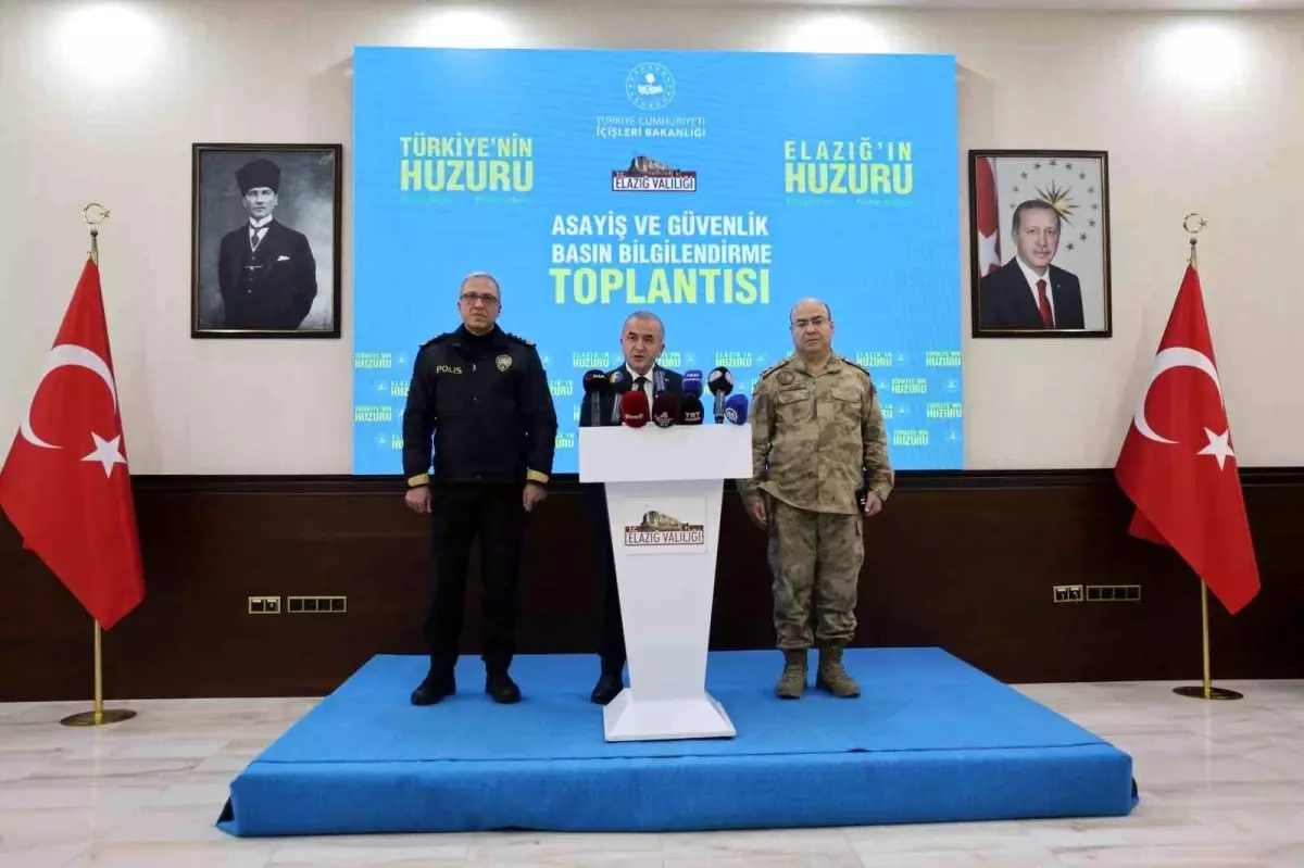 Elazığ'da 2025 güvenlik bilançosu: Suç oranları düştü, 41 milyon TL ceza uygulandı