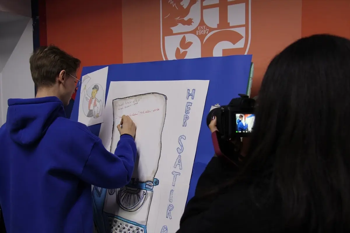 Gökkuşağı Koleji öğrencileri 'sürdürülebilirlik' projesi hazırladı