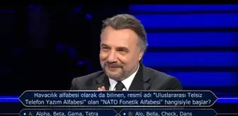 Havacılık alfabesi olarak da bilinen, resmî adı 'Uluslararası Telsiz Telefon Yazım Alfabesi' olan 'NATO Fonetik Alfabesi' hangisiyle başlar?