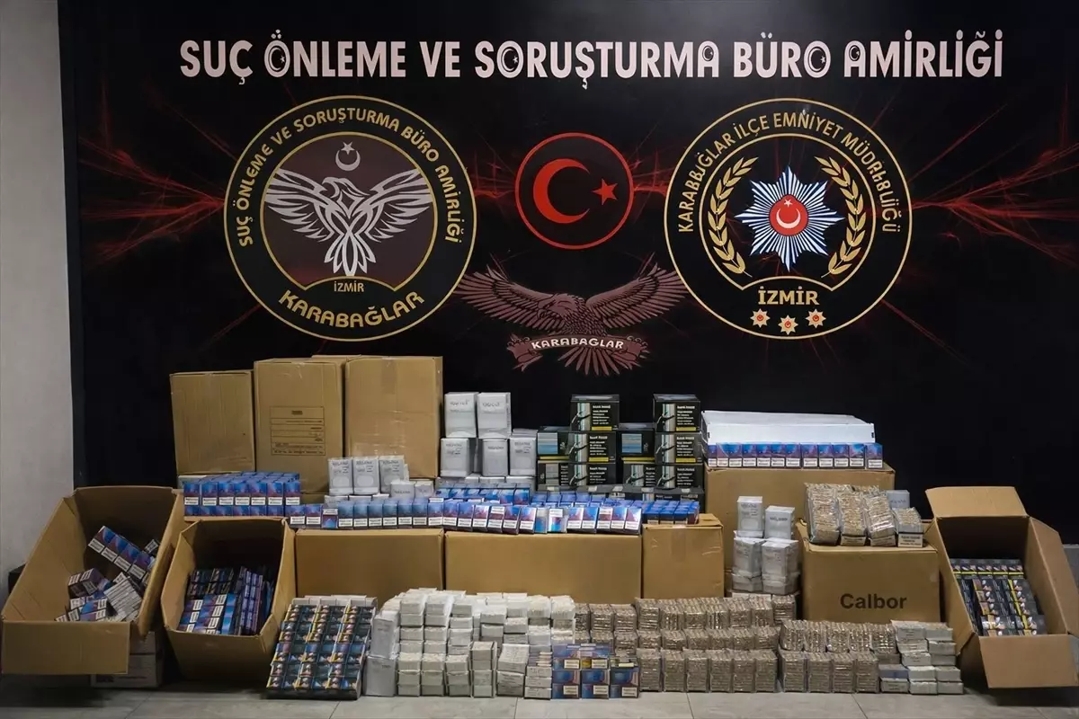 İzmir'de kaçakçılık operasyonunda 2 zanlı yakalandı